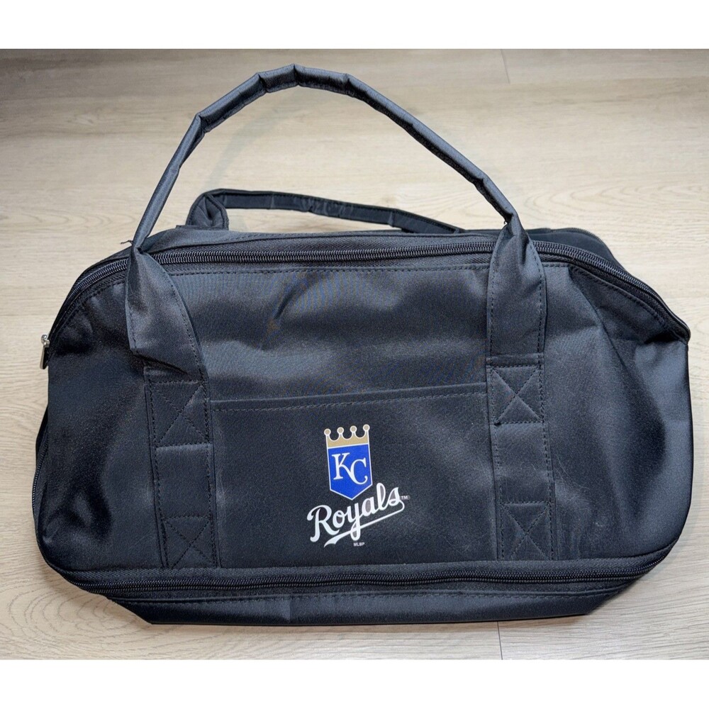 Kansas City Royals MLB Insulated Thermal Food Carrier Black Lunchbox Picnic Time